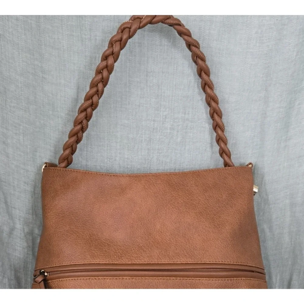 Calin Collection Women's Shoulder Crossbody Bag Vegan Leather Small‎ Bag & Strap